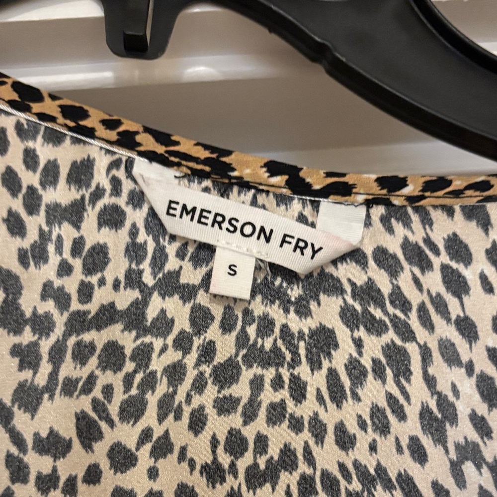 Emerson Fry Silk Leopard Print Dress - Picture 2 of 2